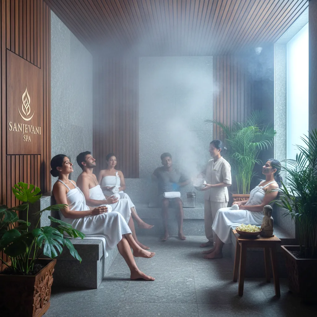 Steam bath session